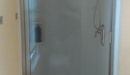 Semi-Frameless Shower Door in Fayette County